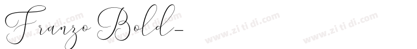 Franzo Bold字体转换